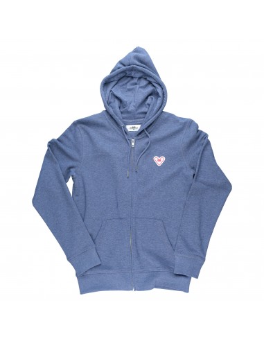 ZIPPER PATCH LOGO - Heather Blue le concept de la Pate a emporter 