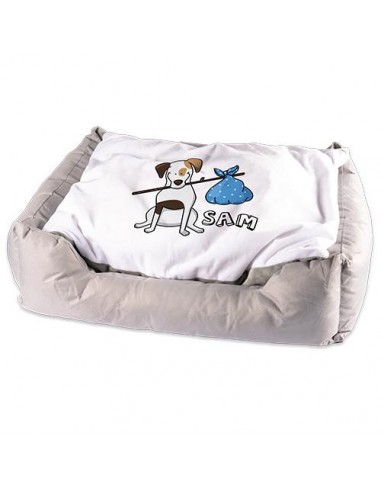 Couchette chien avec coussin à personnaliser Comparez plus de prix