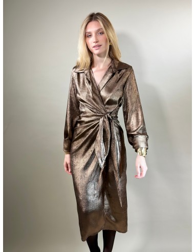 Robe SAPHIR Lame Or vente chaude votre 