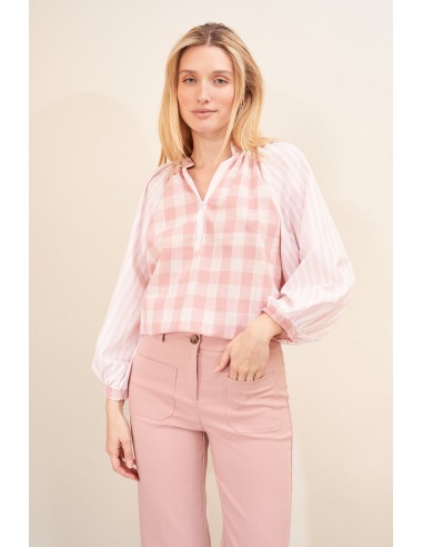 Chemise ILVA 06024 Rose Paris Déstockage Promo