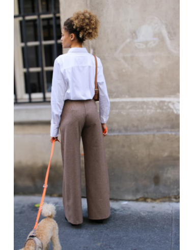 Pantalon AGATHE - Velours Noisette Découvrez la collection