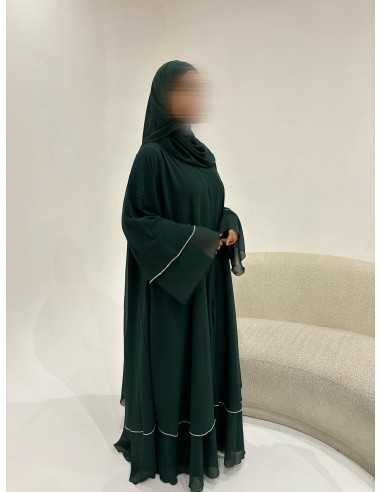 ABAYA MARYAM VERT meilleur choix