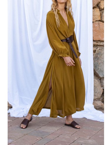 ROBE SERAPHINE SOIE - AMBER GREEN Venez découvrir notre 