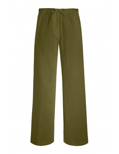 PANTALON ANGELA - OLIVE GREEN Les êtres humains sont 