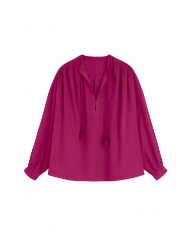 BLOUSE VENACO - MAGENTA PURPLE store