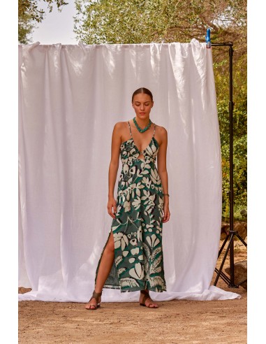 ROBE CALI IMPRIME TROPICAL - ACQUA GREEN une grave pollution 