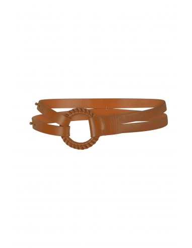 CEINTURE EN CUIR PHILIPINE - CAMEL soldes