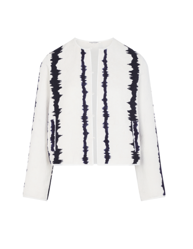 VESTE CHARLOTTE TIE AND DYE - WHITE l'évolution des habitudes 