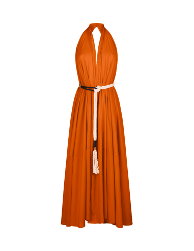 ROBE PARÉO MALIN LONG ACACIA - APRICOT pas chere