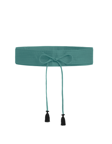 CEINTURE ANDRIA - ASPEN GREEN en linge