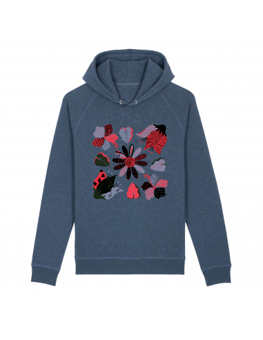 Delectamentum flores | Sweat à capuche BIO - SIDER sur le site 